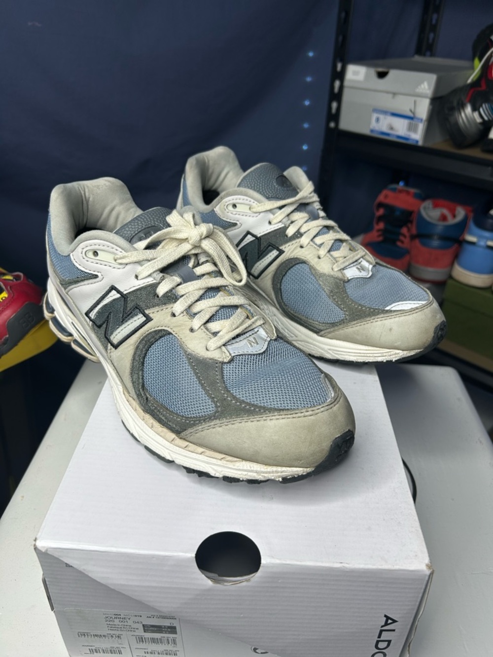 Size 10 - New Balance atmos x 2002R Cybernetics Blue